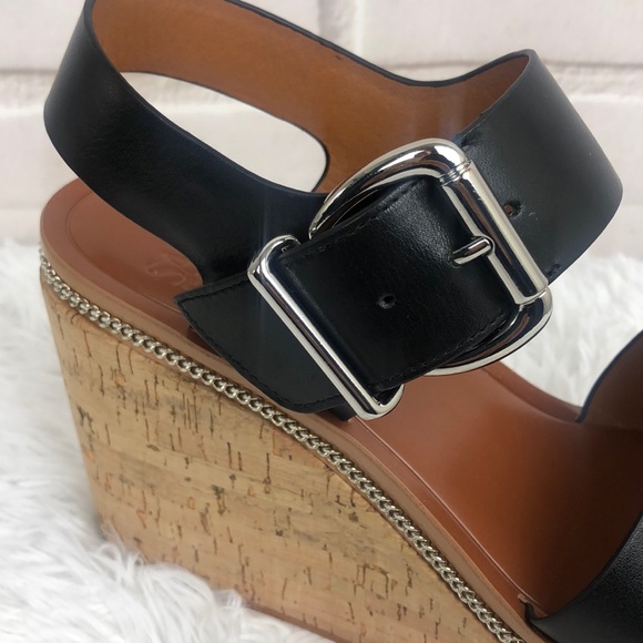 Sarto by Franco Sarto Polly Wedge Black Leather - Picture 9 of 13